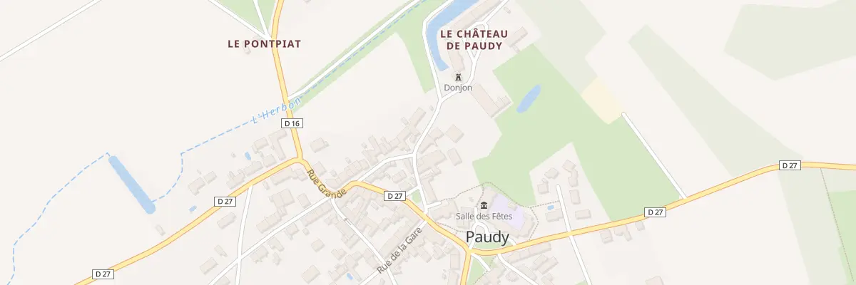 Plan du 5071 Le Bourg à Paudy