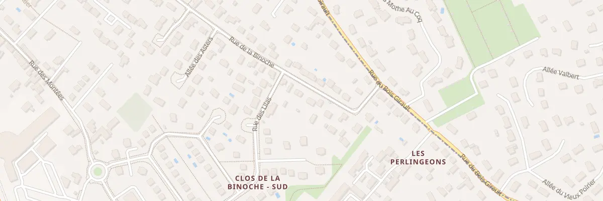 Plan du 76B Rue de la Binoche à Orléans
