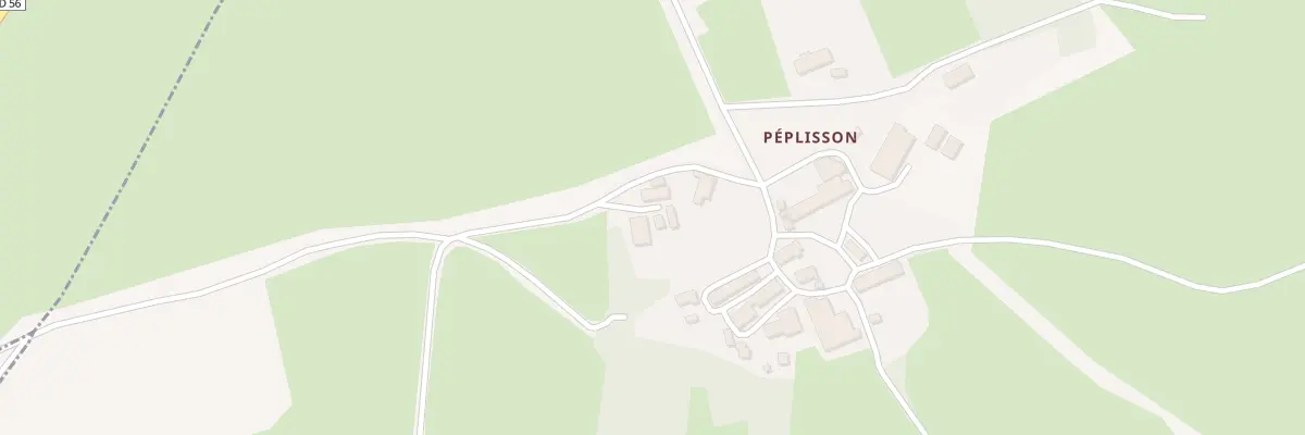 Plan du 2 Peplisson à Moutier-Malcard
