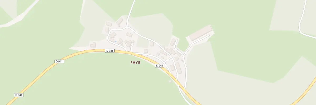 Plan du 5076 Faye à La Pouge