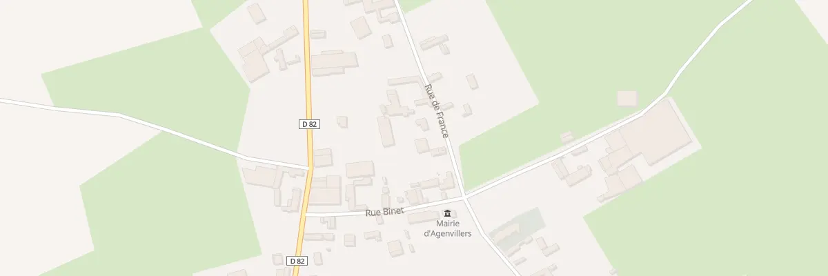 Plan du 1T Rue de France à Agenvillers