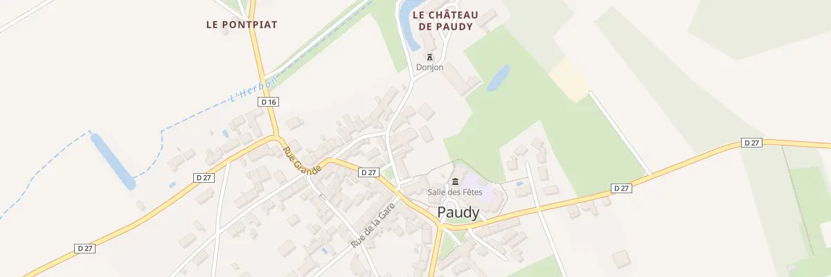 Plan du 5069 Le Bourg à Paudy