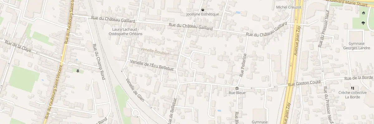 Plan du 92 Rue de Bellebat à Orléans