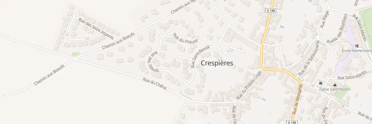 Plan du 12 Rue Saint Benoit à Crespières