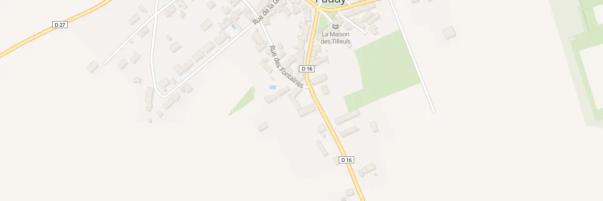 Plan du 5028 Le Bourg à Paudy