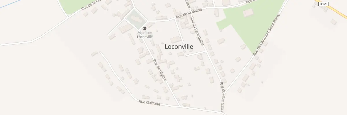 Plan du 7 Rue de l’Eglise à Loconville