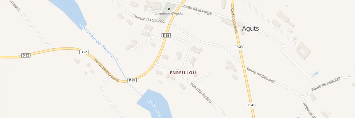 Plan du 4 Rue d’En Reillou à Aguts