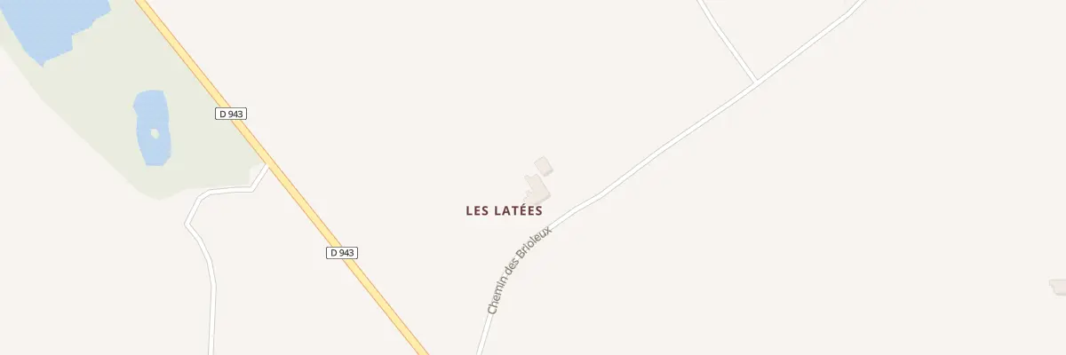 Plan du 249 Les Latees à Montipouret