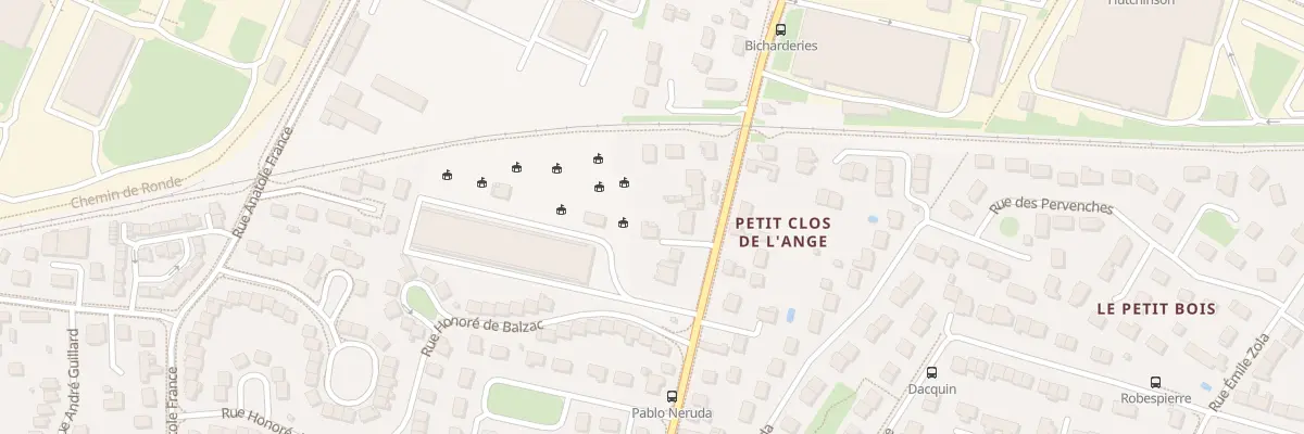 Plan du 309 Rue Marcelin Berthelot à Fleury-les-Aubrais