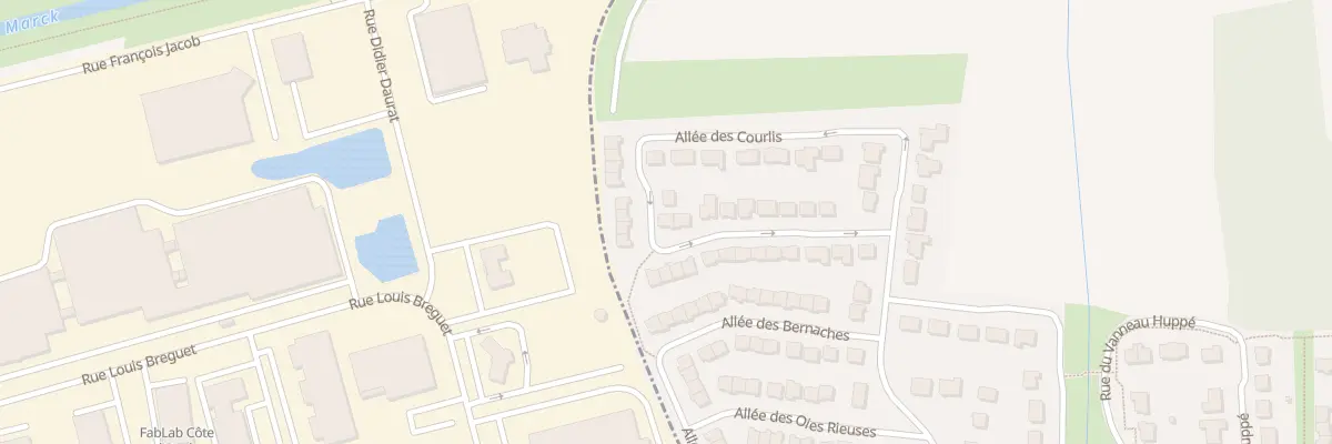Plan des Urselines à Marck