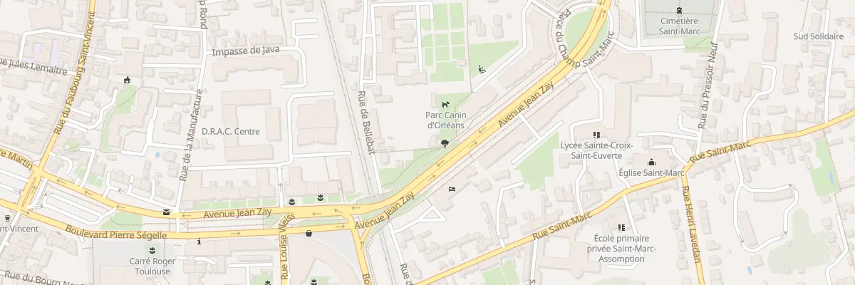 Plan du 50B Rue de Bellebat à Orléans