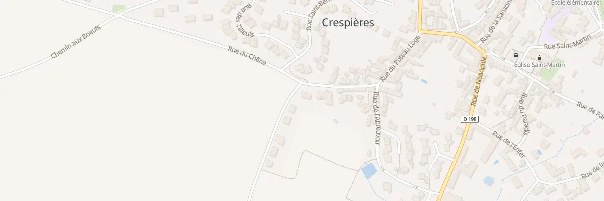 Plan du 21 Rue du Chêne à Crespières