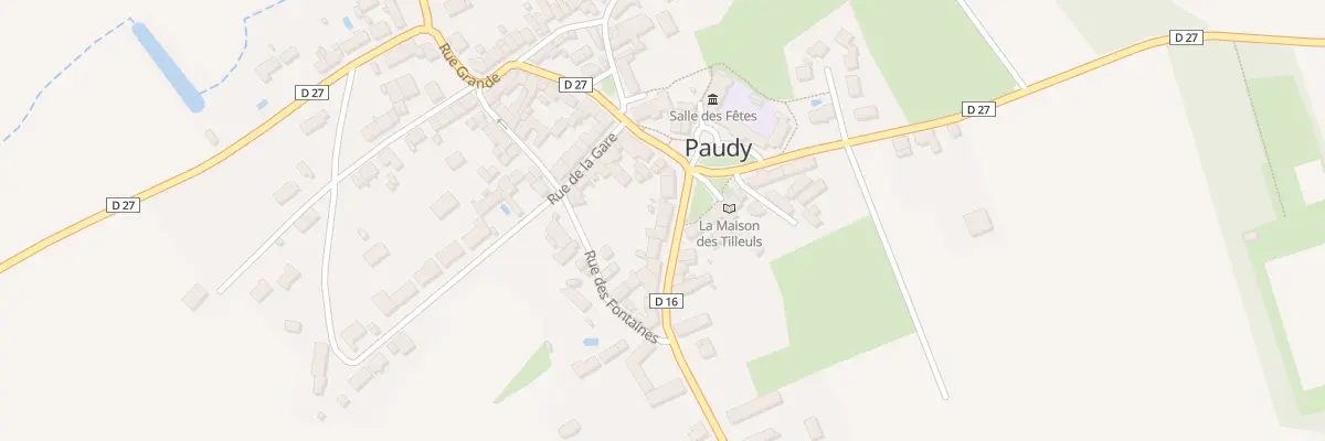Plan du 5041 Le Bourg à Paudy