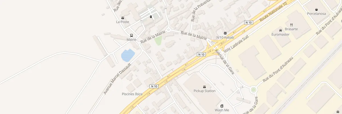 Plan du 178 Rte Nationale 10 à Coignières