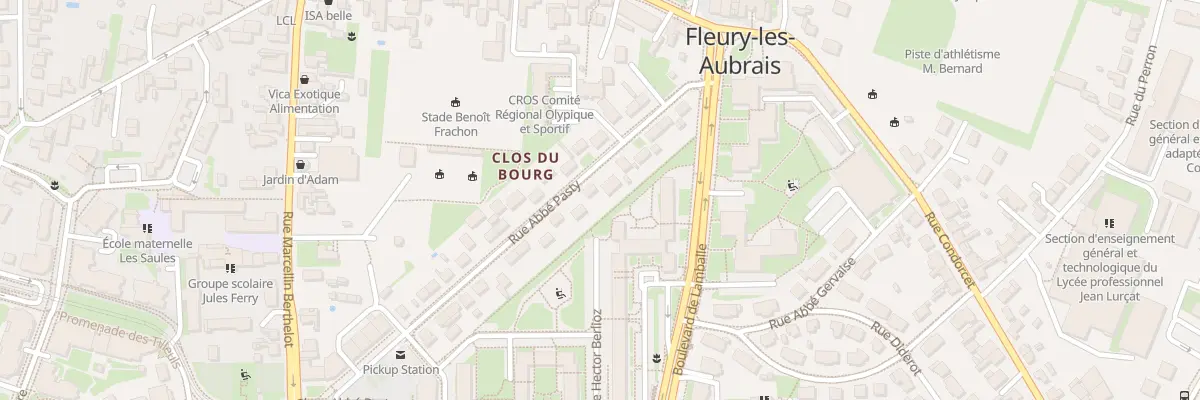 Plan du 13 Rue Abbé Pasty à Fleury-les-Aubrais