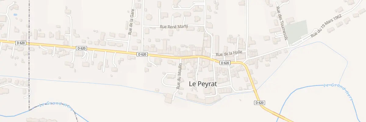 Plan du 1 Rue du Moulin au Peyrat