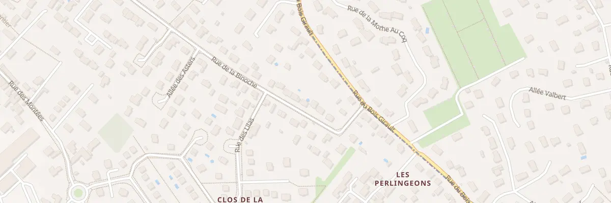 Plan du 95 Rue de la Binoche à Orléans