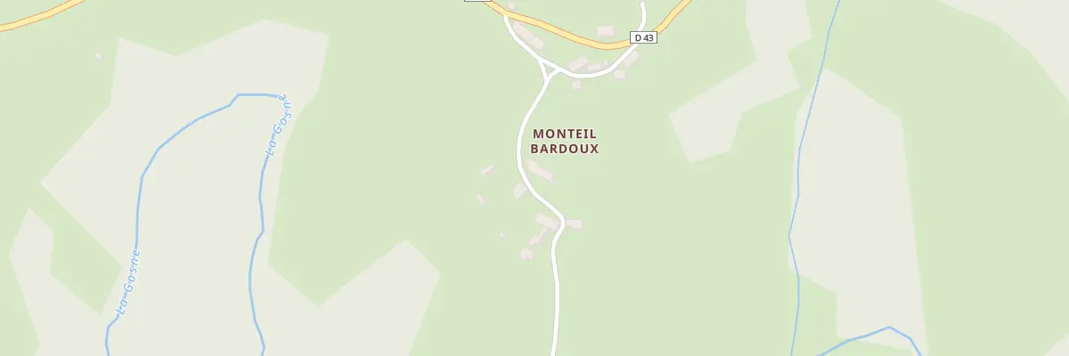 Plan du 5115 Le Monteil Bardoux à Saint-Hilaire-le-Château
