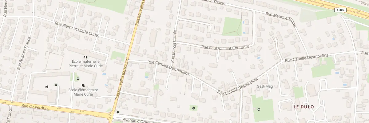 Plan du 17 Rue Camille Desmoulins à Fleury-les-Aubrais