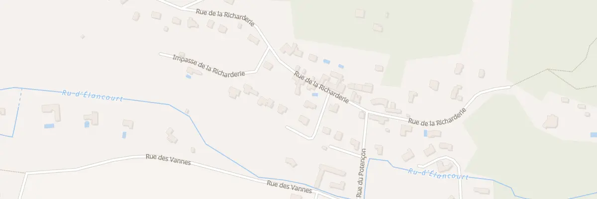 Plan du 22 Rue de la Richarderie à Jouars-Pontchartrain