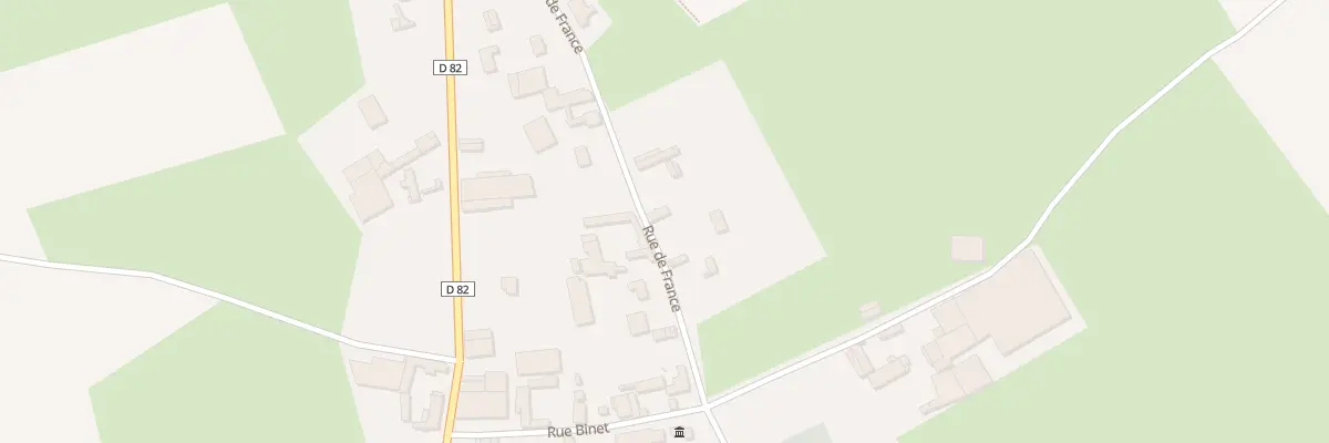 Plan du 5062 Rue de France à Agenvillers