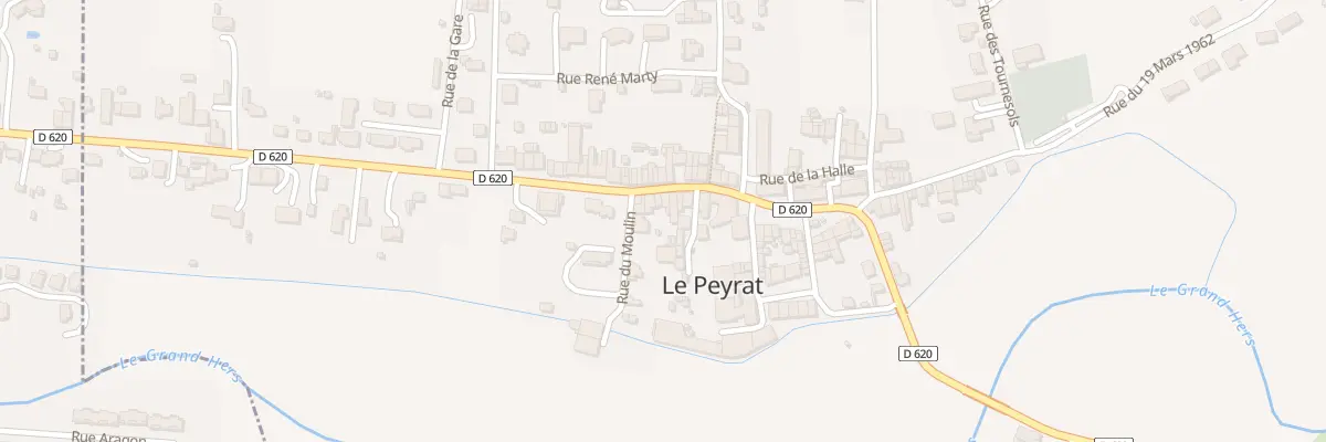 Plan du 11 Gr Grand Rue au Peyrat