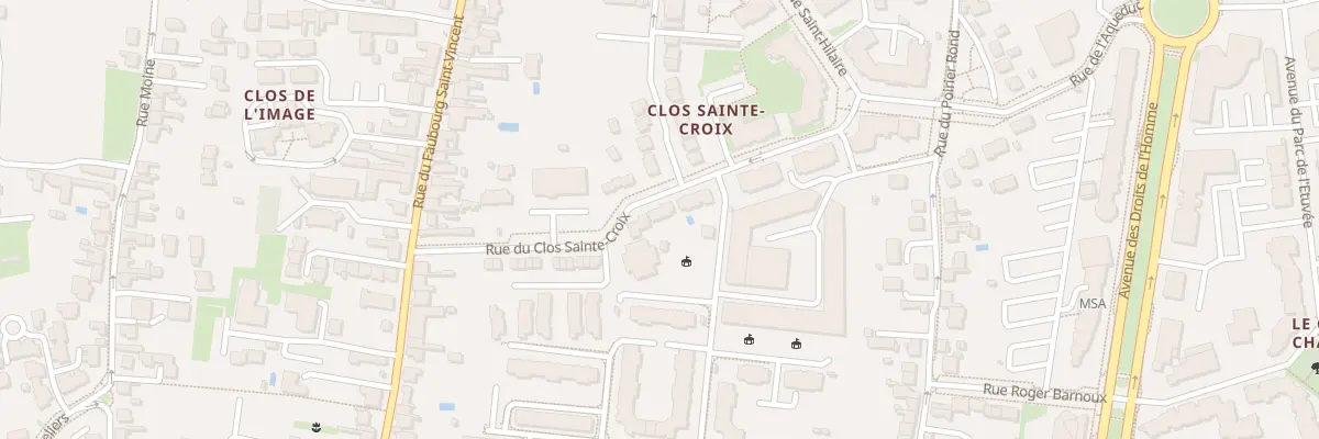 Plan du 34 Rue du Clos Sainte-Croix à Orléans