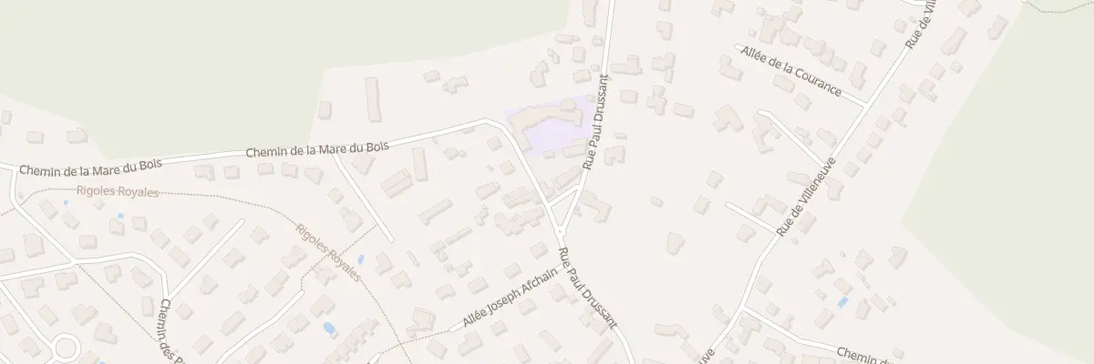 Plan du 1 Pl des Buttes à Maurepas