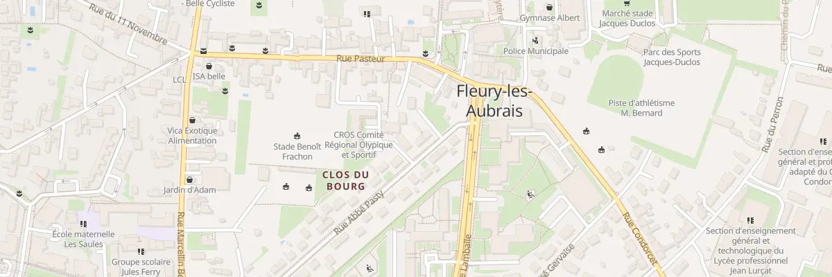 Plan du 4 Rue Abbé Pasty à Fleury-les-Aubrais