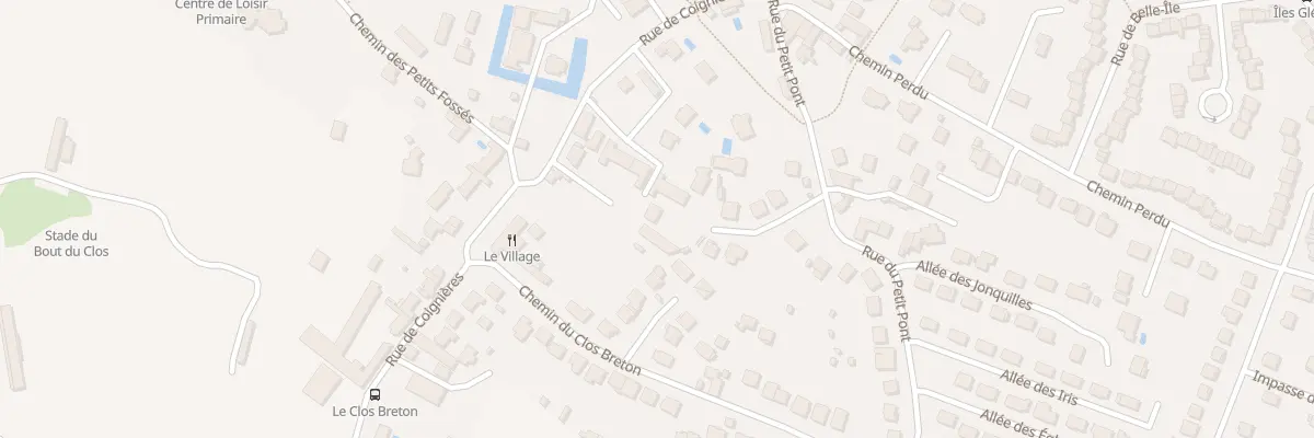 Plan du 9001 Rue de Coignières à Maurepas