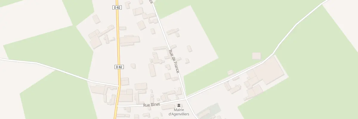 Plan du 4 Rue de France à Agenvillers