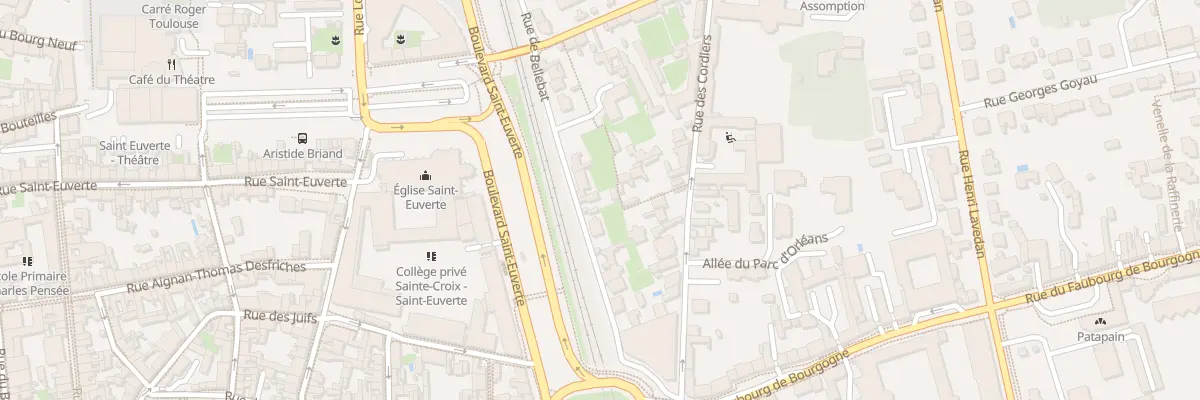 Plan du 12 Rue de Bellebat à Orléans