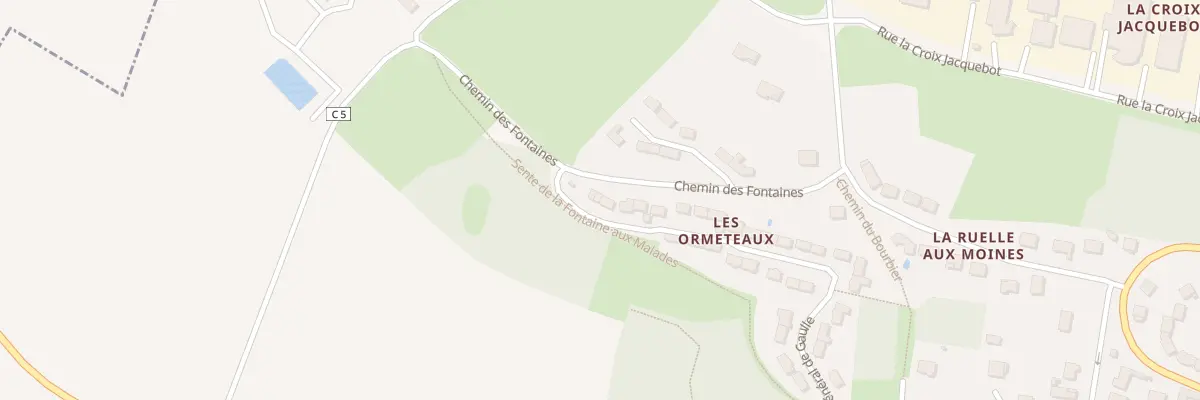 Plan du 28 Rue Yves de Kerveguen à Vigny