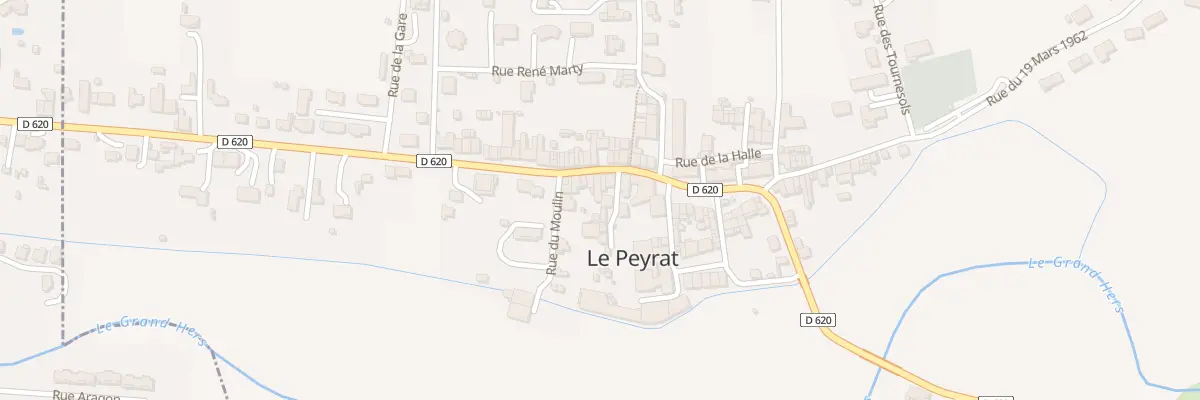 Plan du 7 Gr Grand Rue au Peyrat