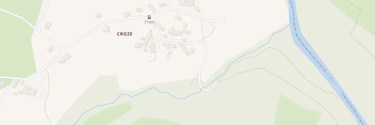 Plan du 40 Croze à Saint-Fiel