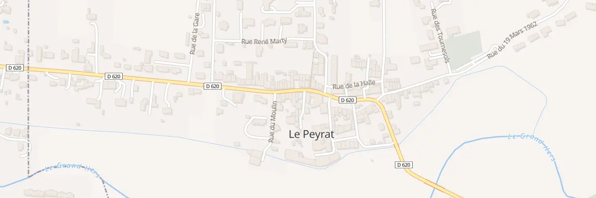 Plan du 5 Gr Grand Rue au Peyrat