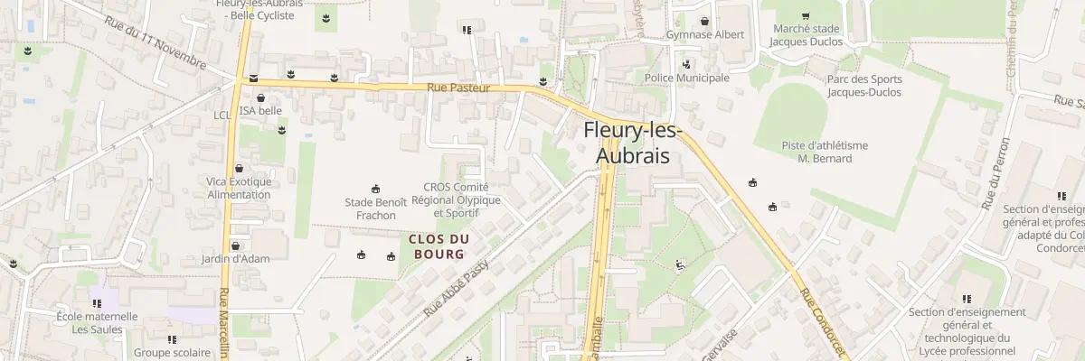 Plan du 2 Rue Abbé Pasty à Fleury-les-Aubrais