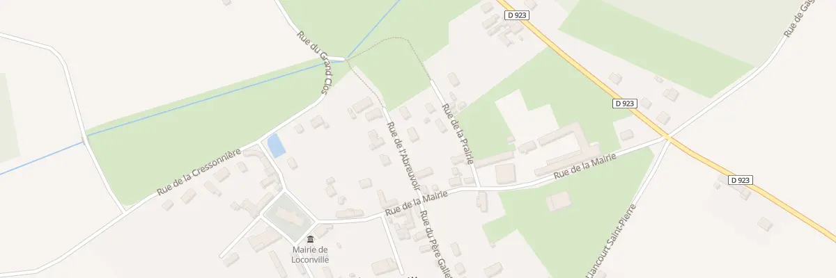 Plan du 2 Rue de l’Abreuvoir à Loconville