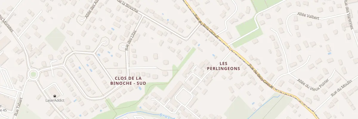 Plan du 88B Rue de la Binoche à Orléans