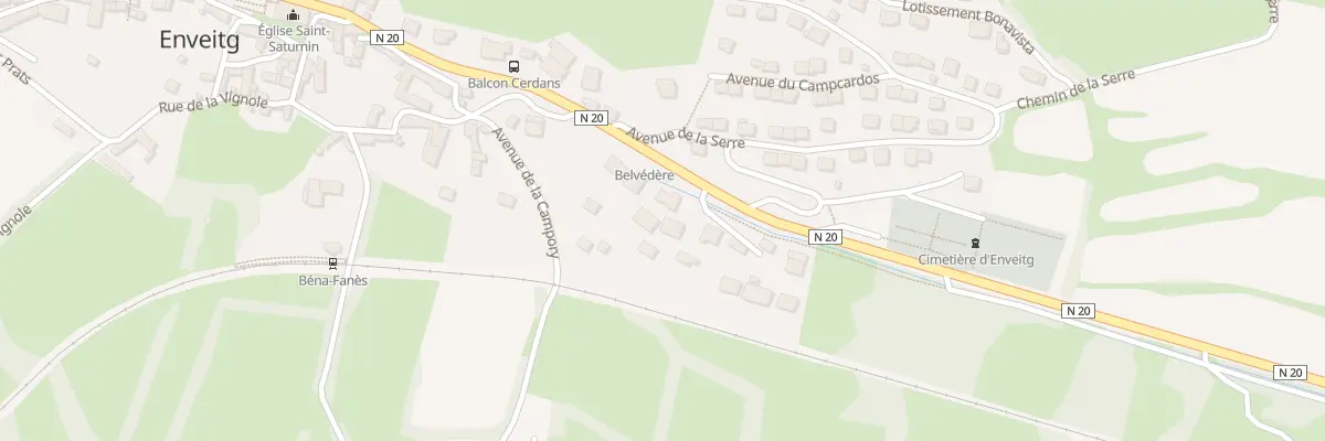 Plan du 9003 Rte Nationale à Enveitg