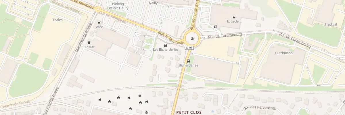 Plan du 327 Rue Marcelin Berthelot à Fleury-les-Aubrais