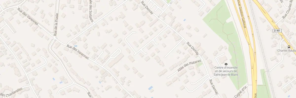 Plan du 19 All des Florentides à Saint-Jean-le-Blanc