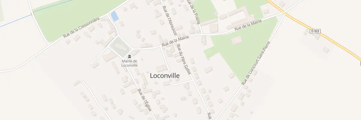 Plan du 4 Rue du Pere Gallet à Loconville