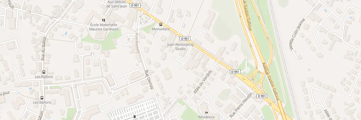 Plan du 54 Rue du Gen de Gaulle à Saint-Jean-le-Blanc