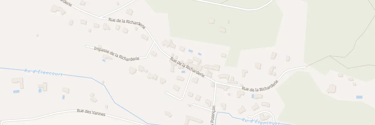 Plan du 15 Rue de la Richarderie à Jouars-Pontchartrain