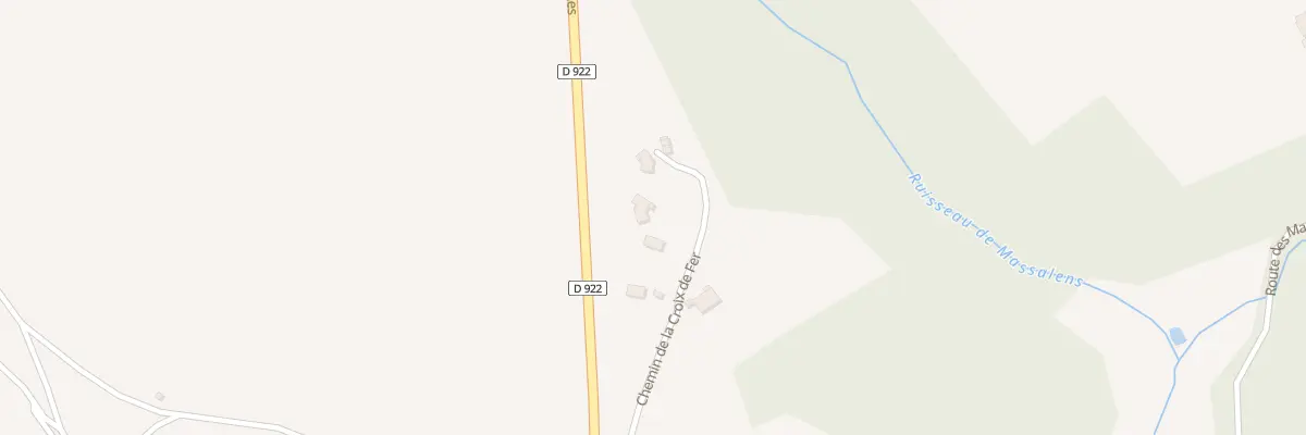 Plan du 319 Che de la Croix de Fer à Cahuzac-sur-Vère