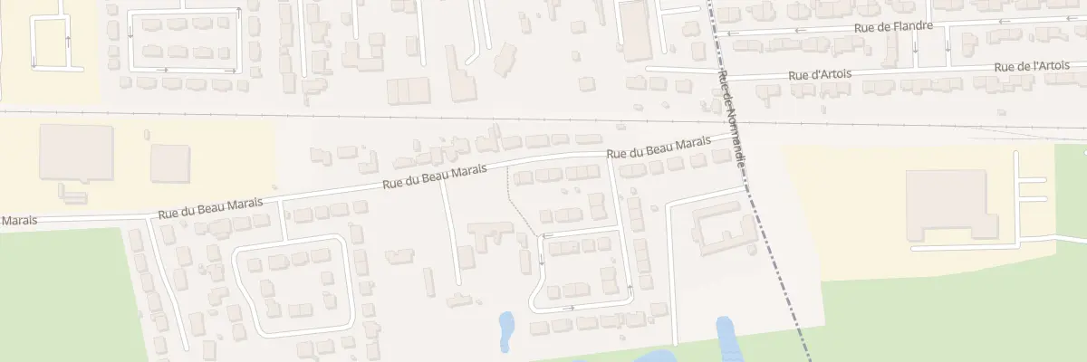 Plan du 2248 Rue du Beau Marais à Calais