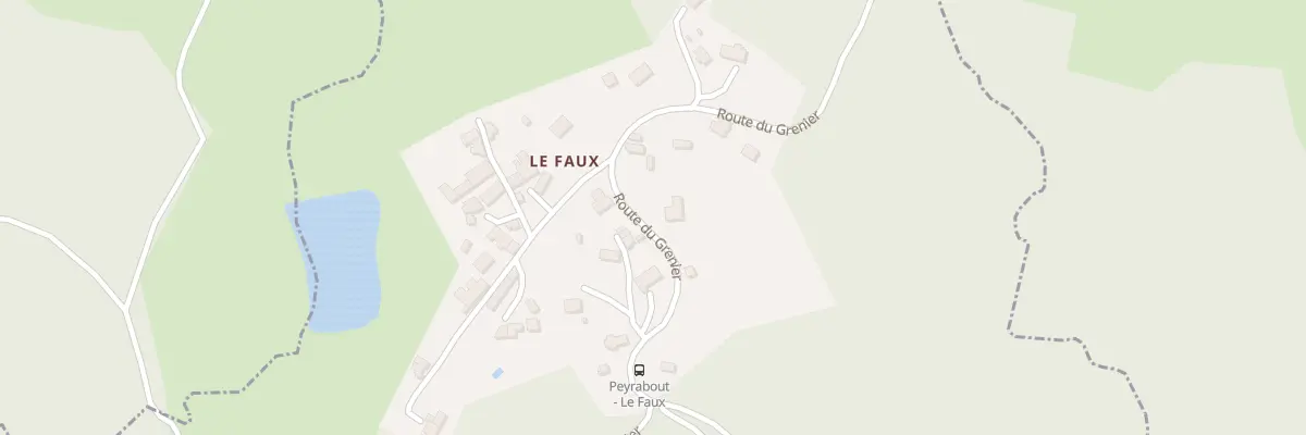 Plan du 4B Le Faux à Peyrabout