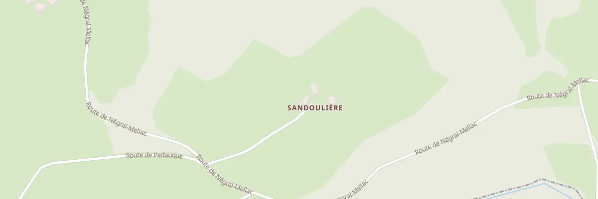 Plan du 5049 Sandouliere à Saint-Vincent-du-Pendit