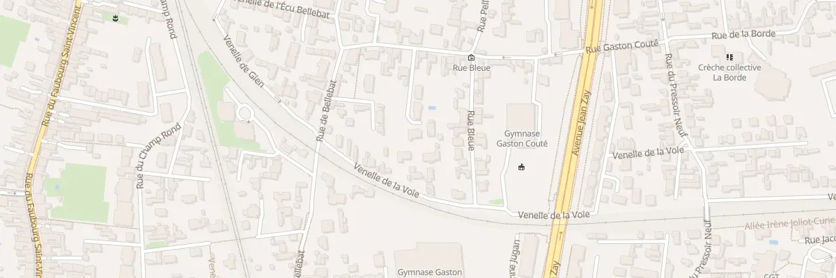 Plan du 8 Rue de la Pellerine à Orléans